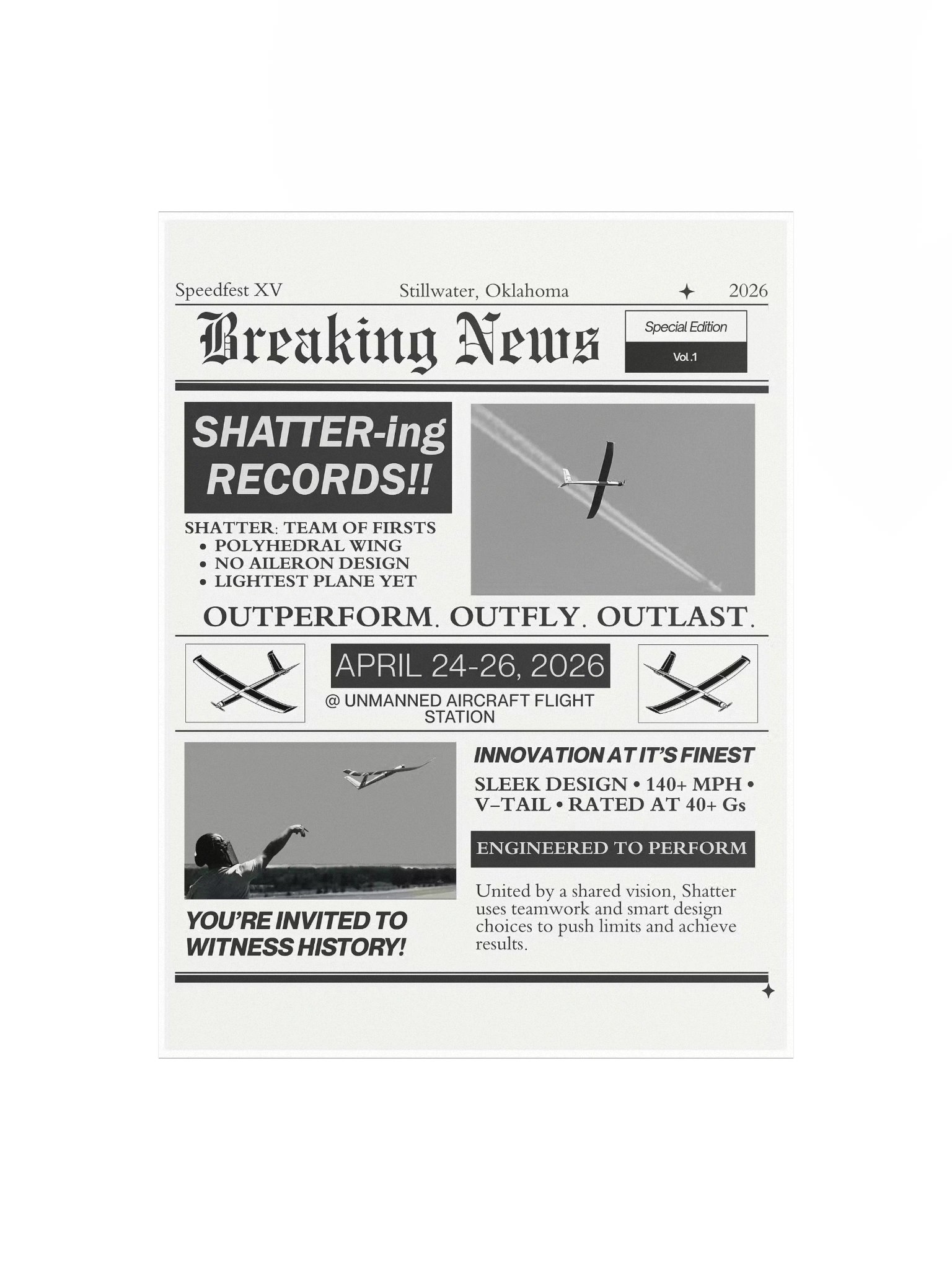 Shattering Records Poster product image (1)