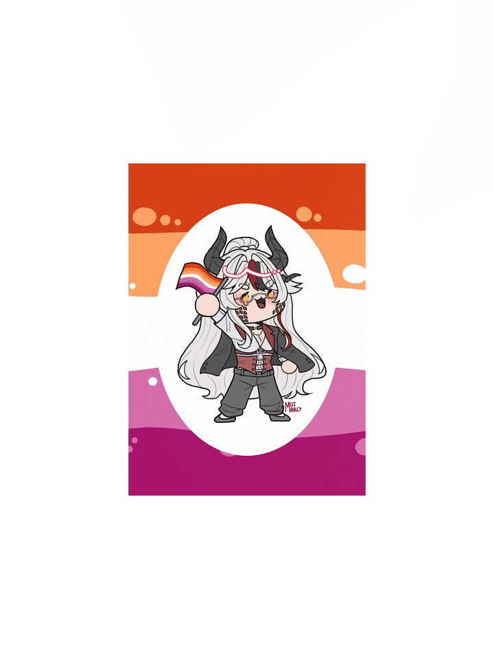 Kori Taicho Lesbian Flag Pride Art Print product image (3)
