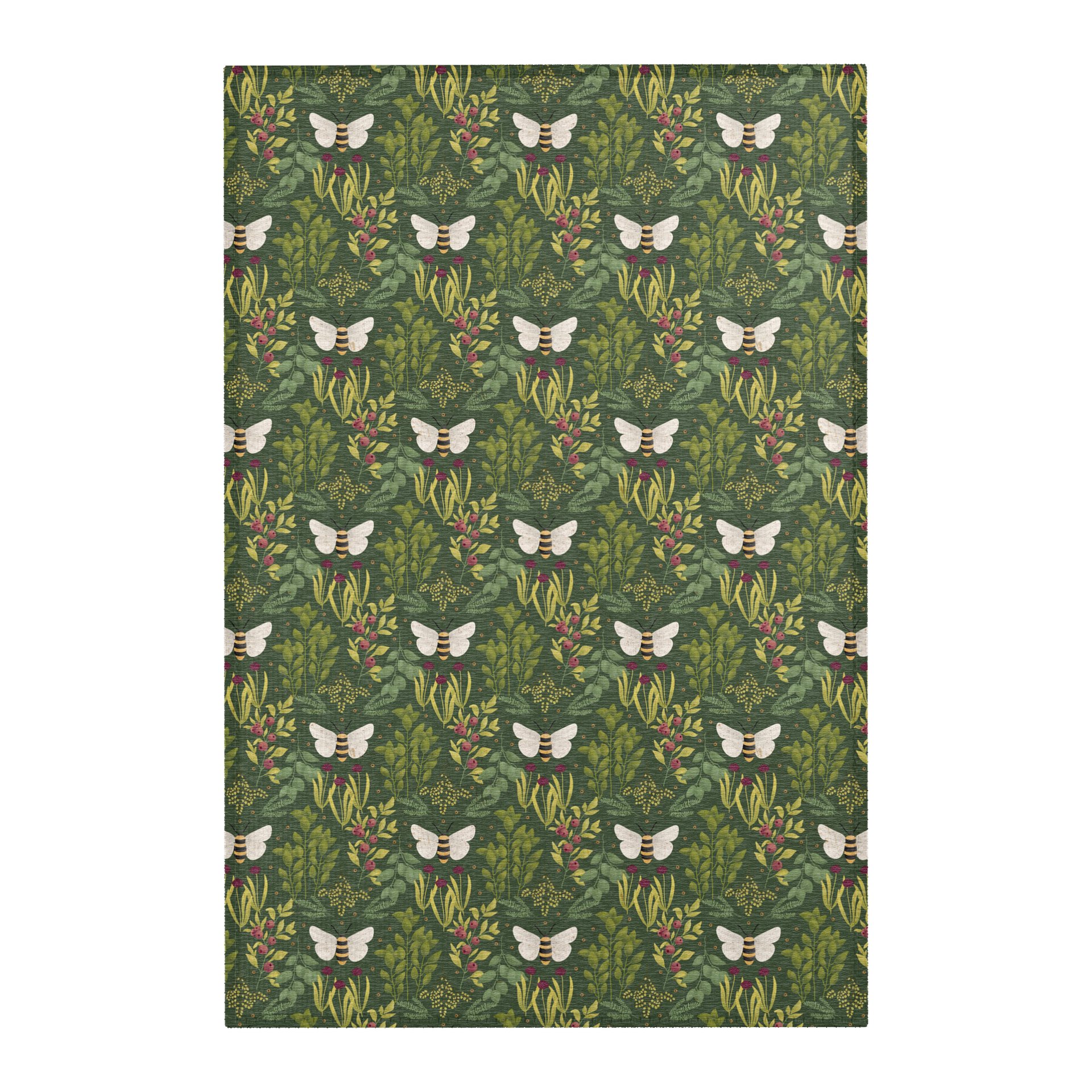 Bees and Foliage Area Rug product image (1)