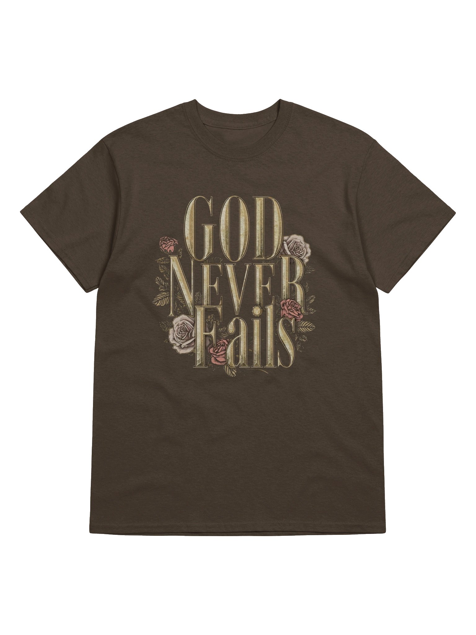 God Never Fails Faith T-Shirt product image (9)