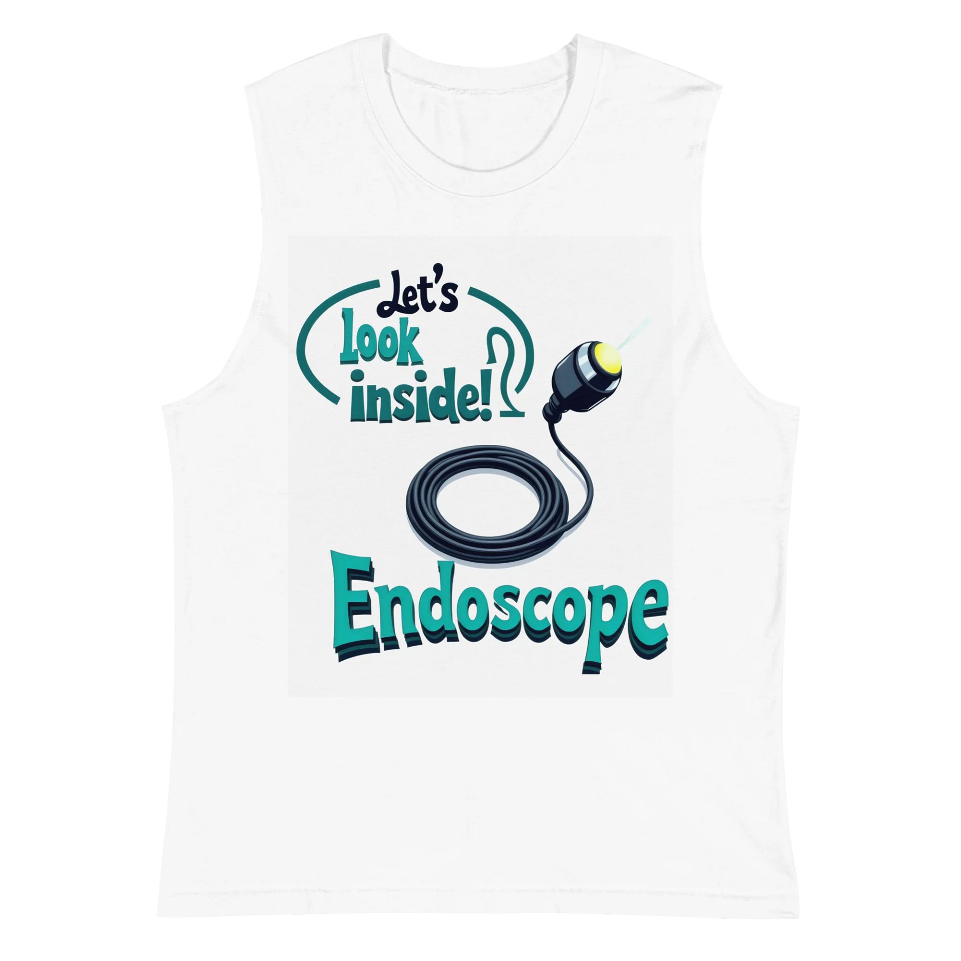 Explore Within: Endoscope Illustration Muscle Tank product image (2)