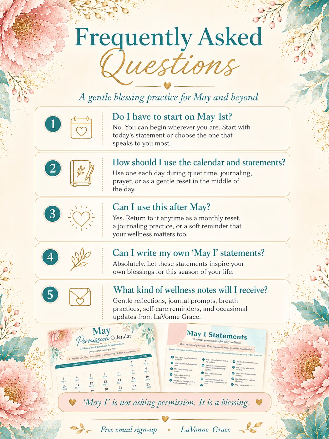 May Permission Calendar + May I Statements product image (2)