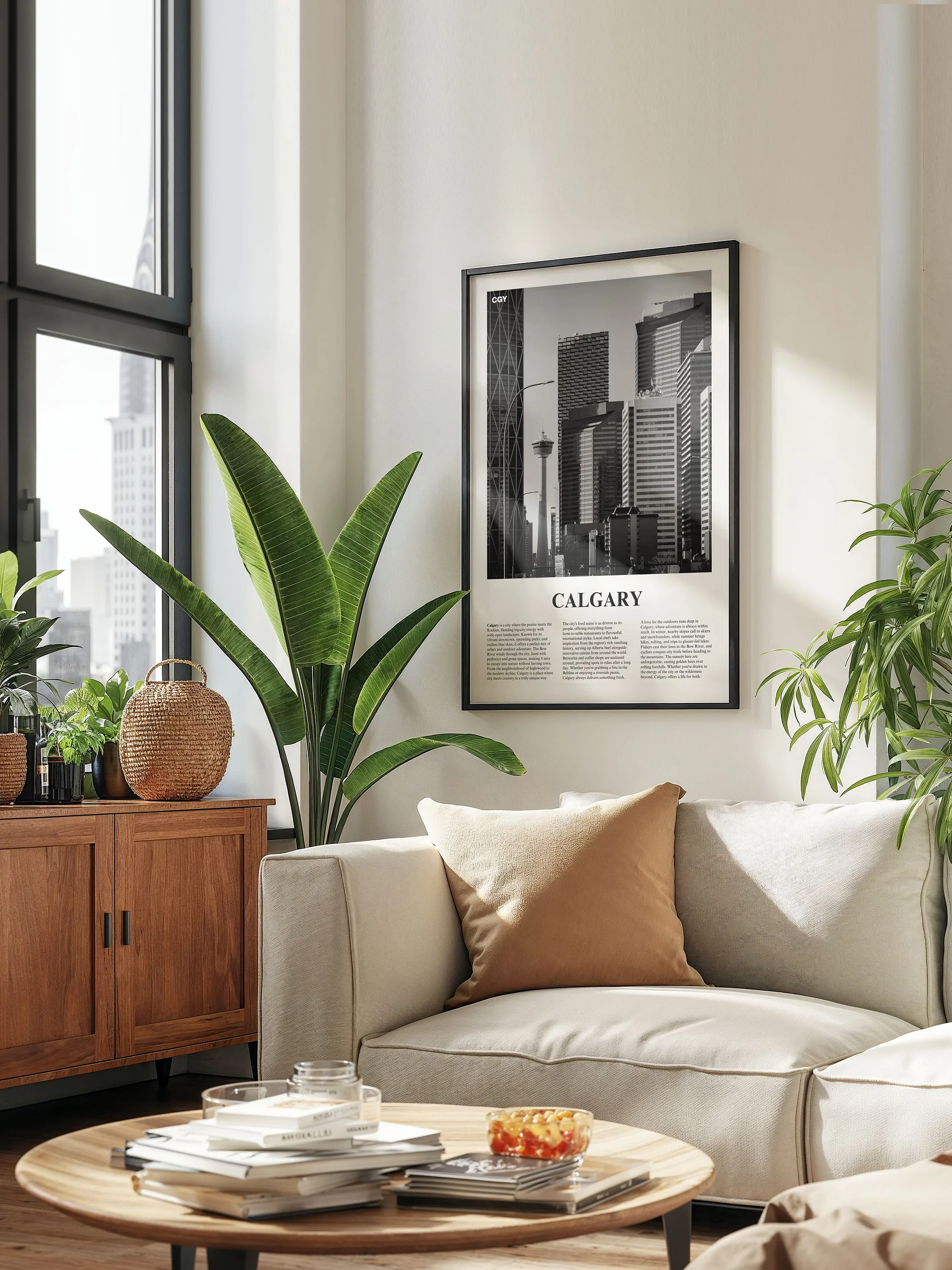 Calgary 03 Newspaper Poster | Framed product image (13)