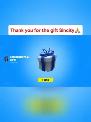 W gift by Sincity🎉 Thank you so much brother🙏 #fortnite #fortniteclips #fortnitetiktok #fyp #epicpartner 