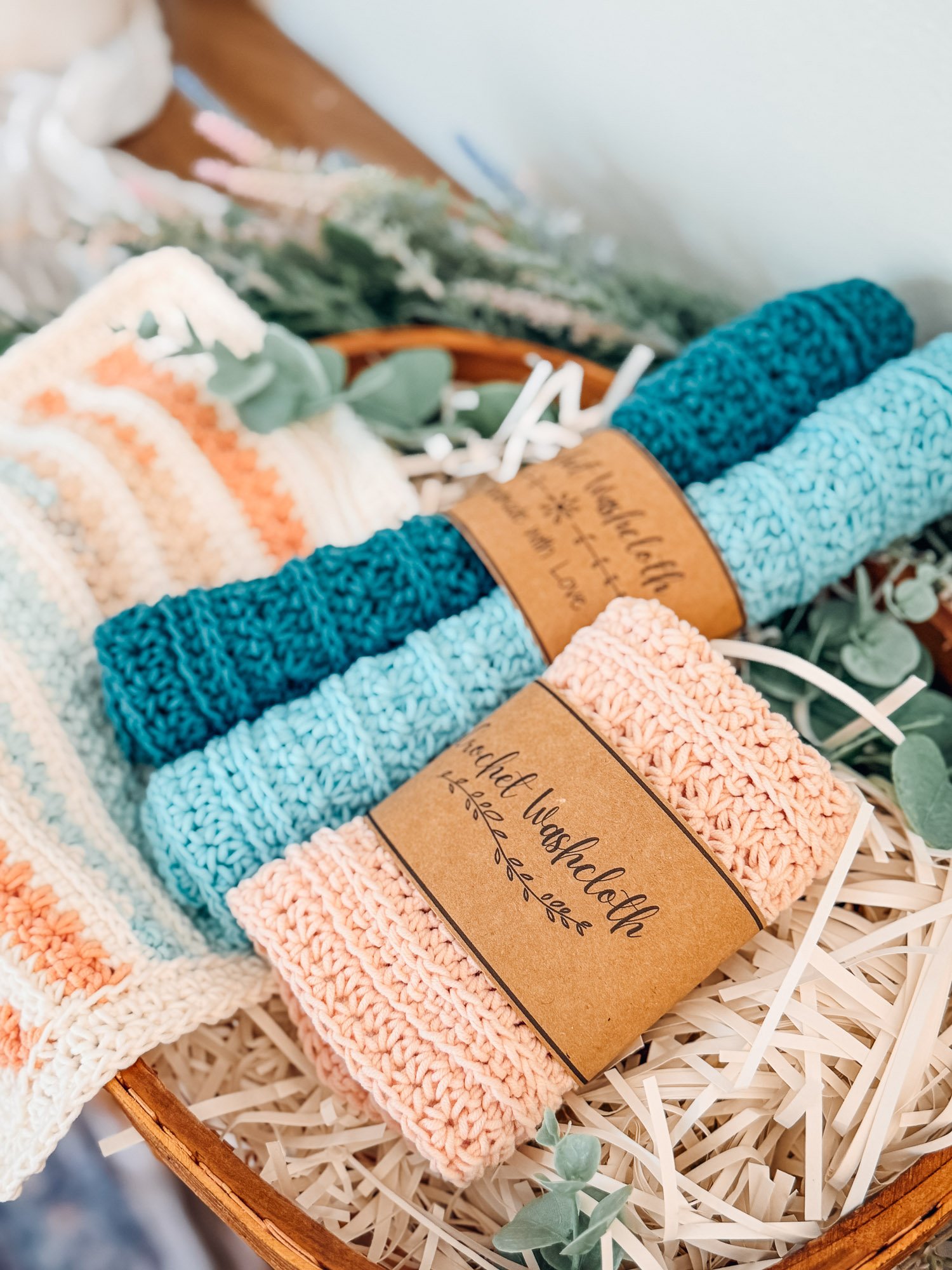 Petal Loop Stitch Crochet Washcloth product image (9)