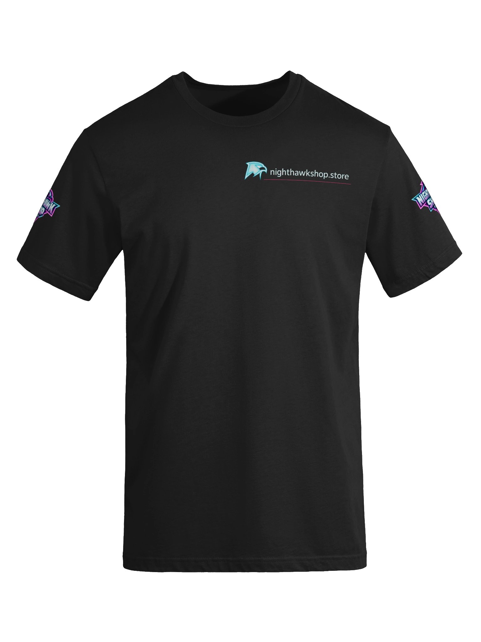 Glowing Night-Hawk Logo T-Shirt product image (5)