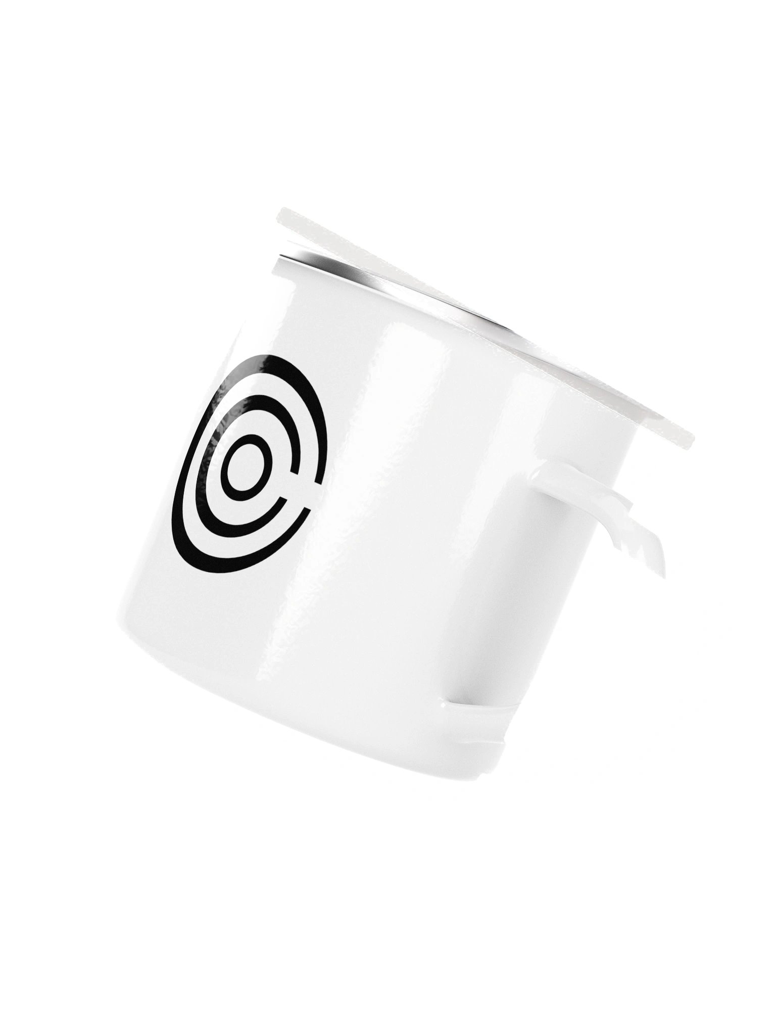 White Impact Mug Black Logo product image (3)
