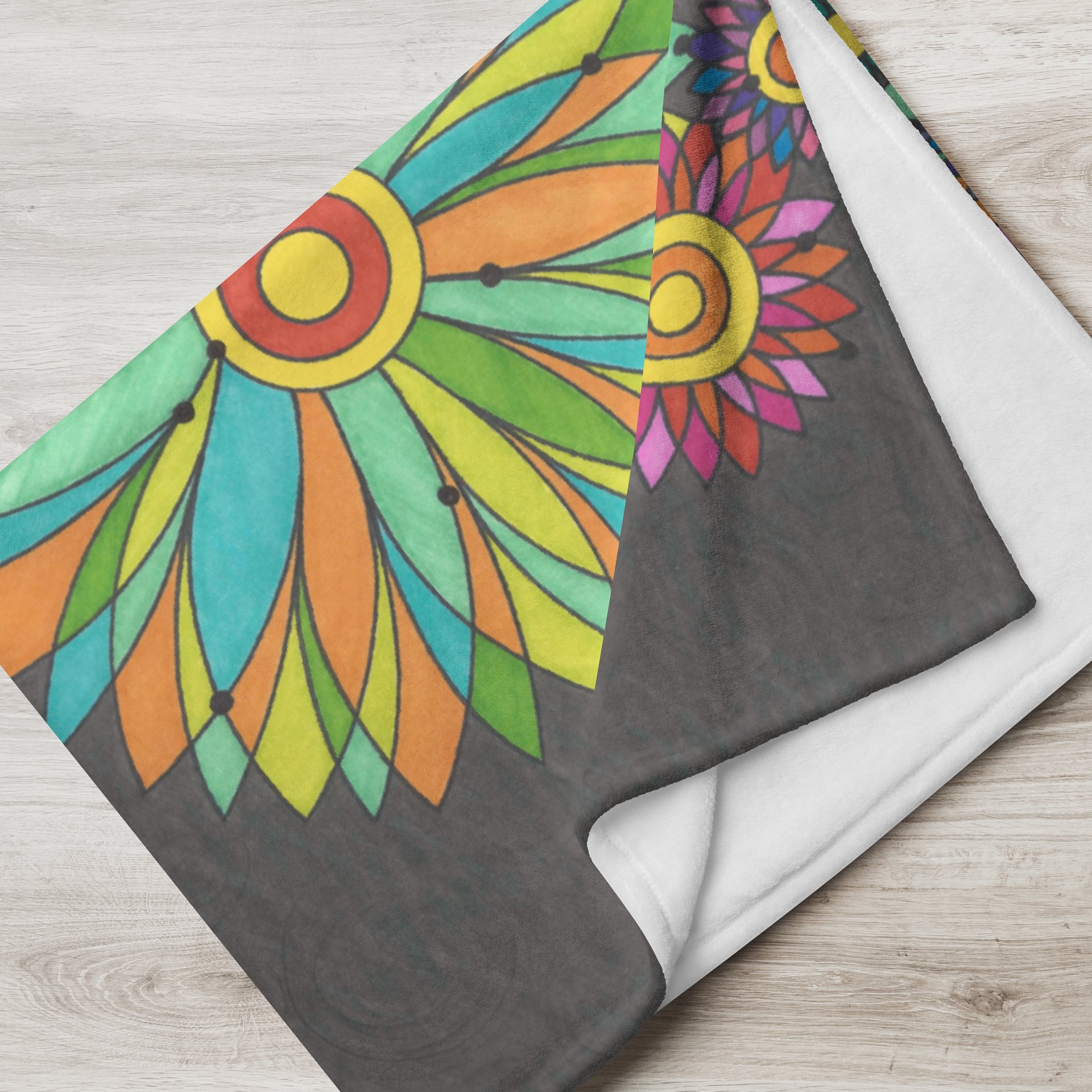 Fractal Flowers Blanket product image (4)