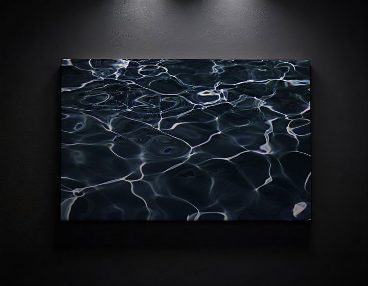dark blue sea Canvas Masterpiece 40"x60" - limited edition product image (2)