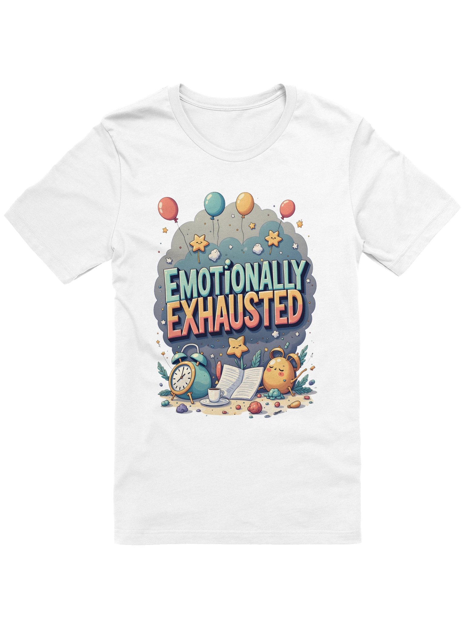 Emotionally Exhausted Humor T-Shirt product image (1)