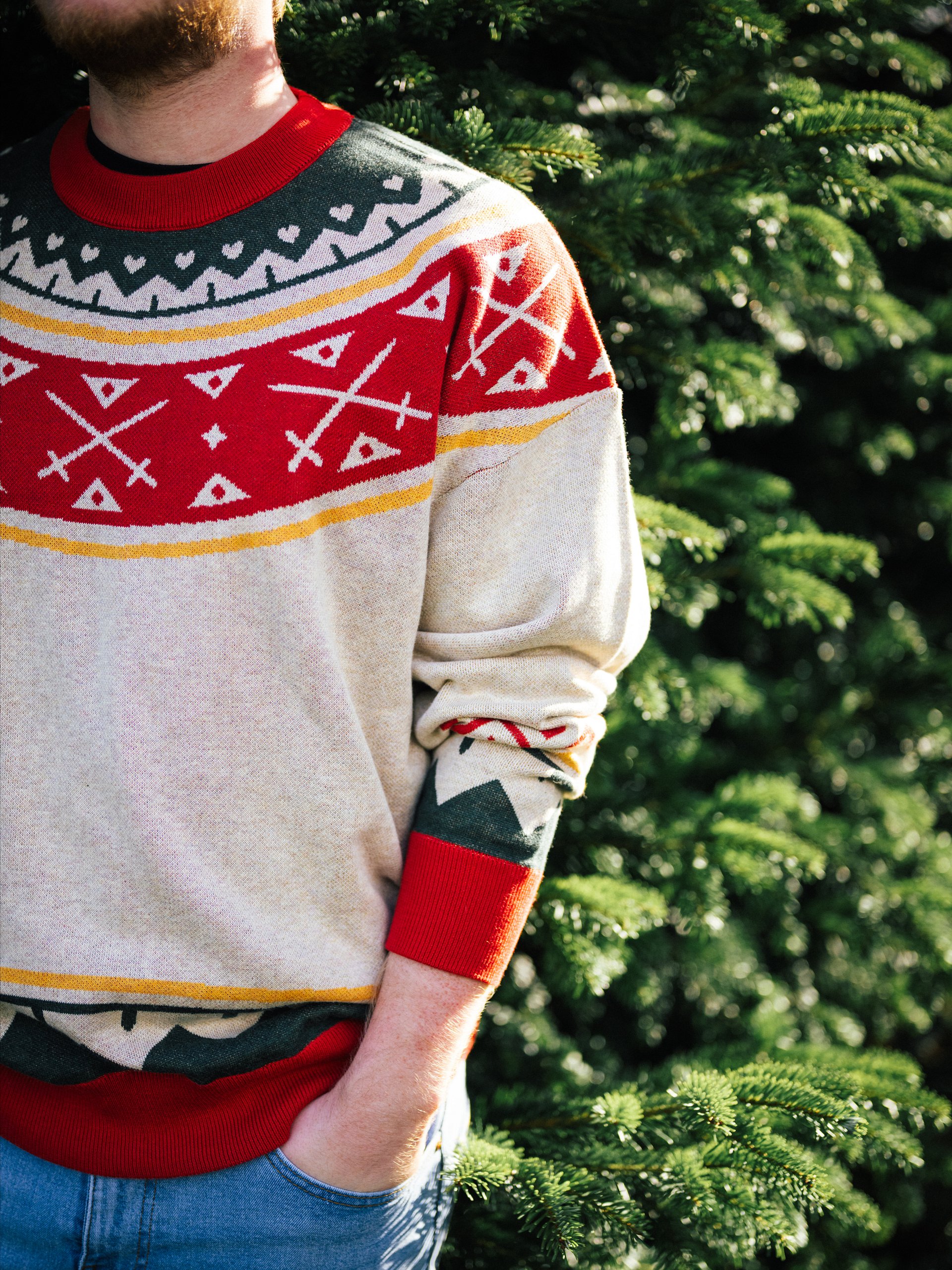 Hearts & Swords Holiday Sweater product image (3)