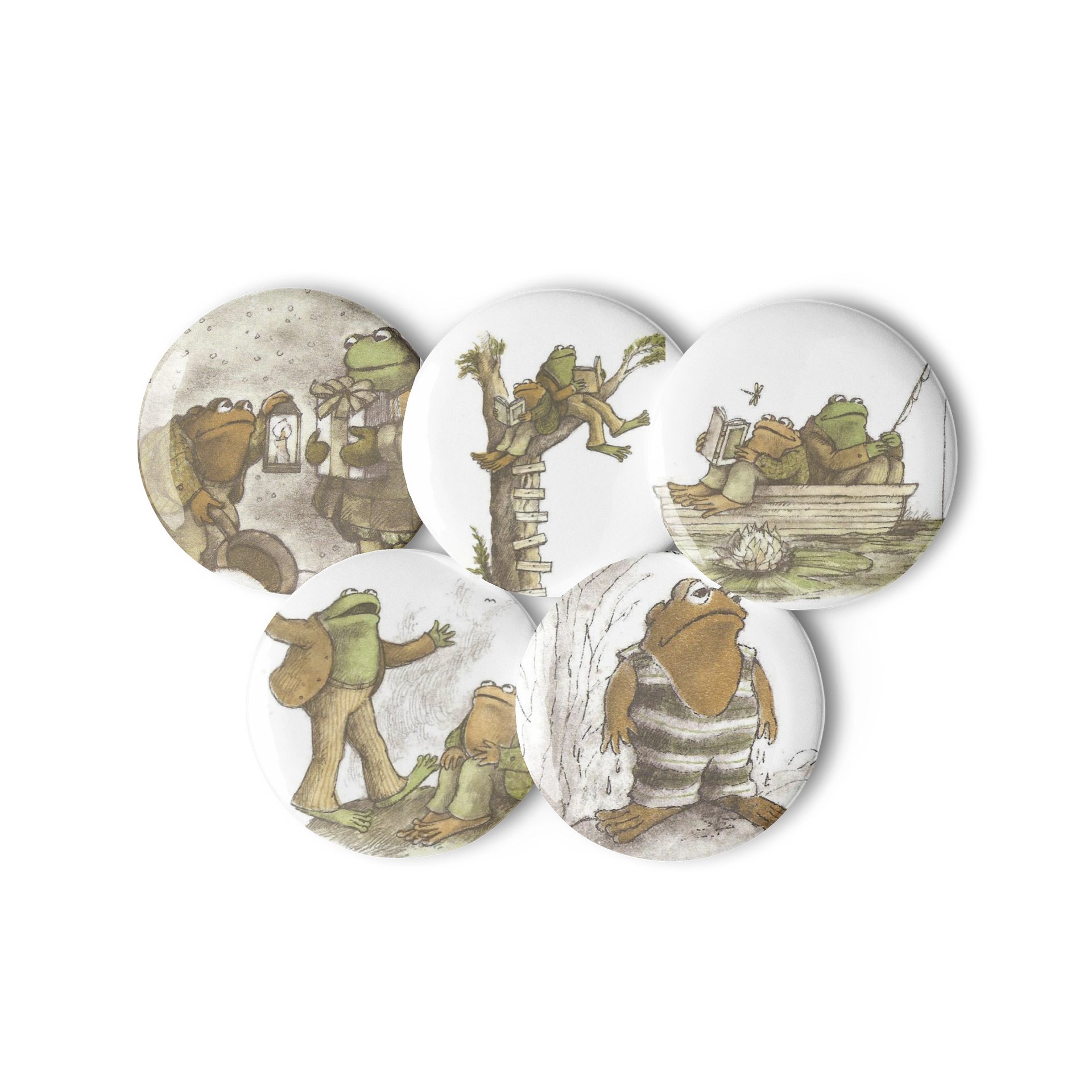 Frog and Toad Pin Set (5 Pcs) product image (3)