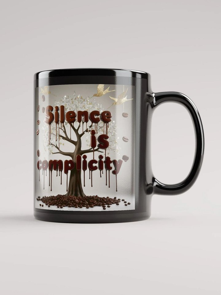Silent Complicity Black Mug product image (3)