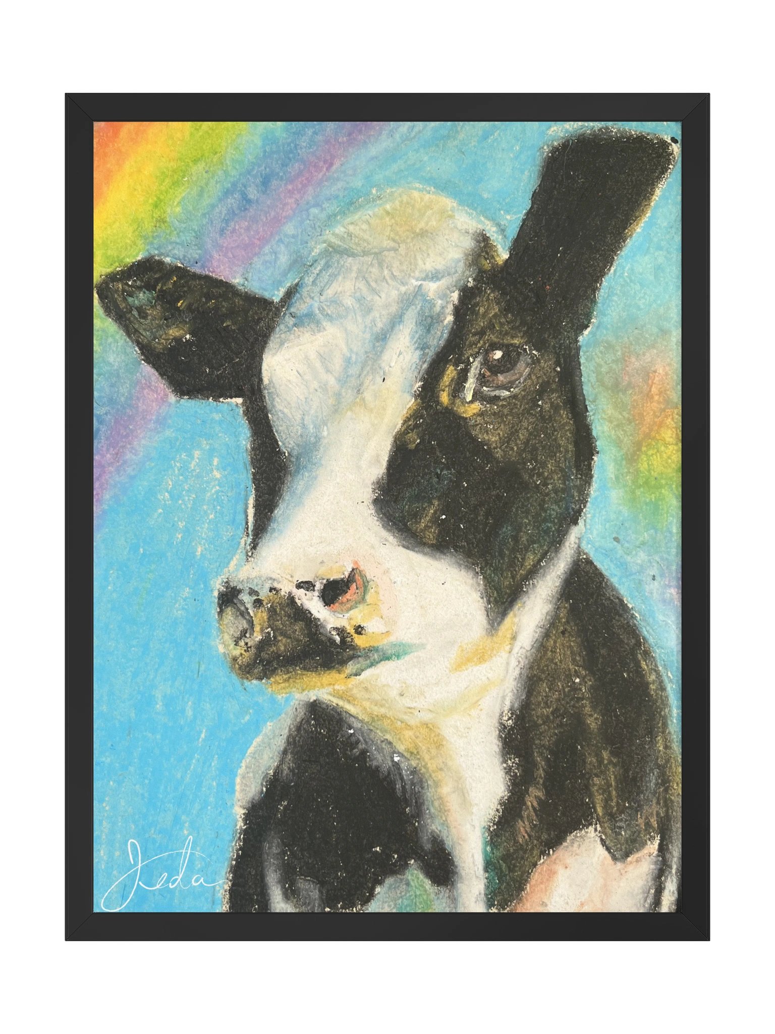 The Cow Framed product image (1)