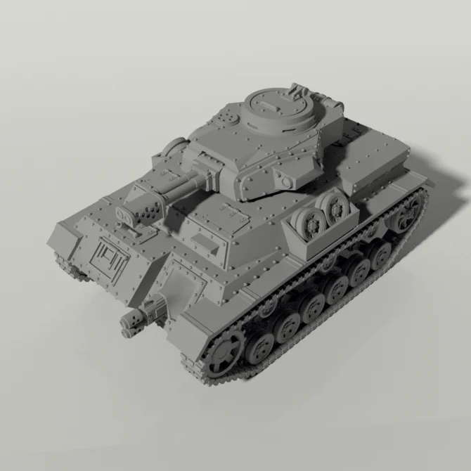 Grim StuG OR Grim Panzer IV Tank STLs product image (3)