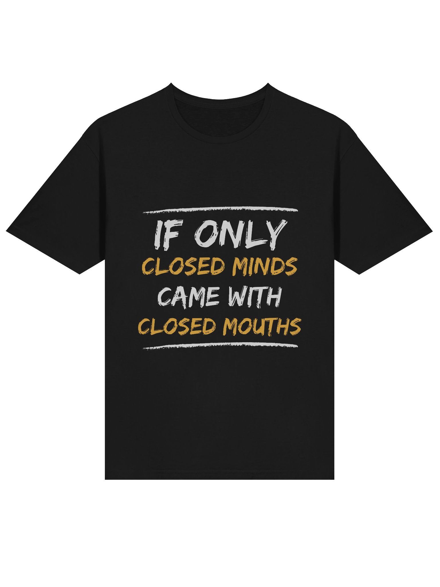 Funny Closed Minds Softstyle Unisex T-Shirt product image (3)