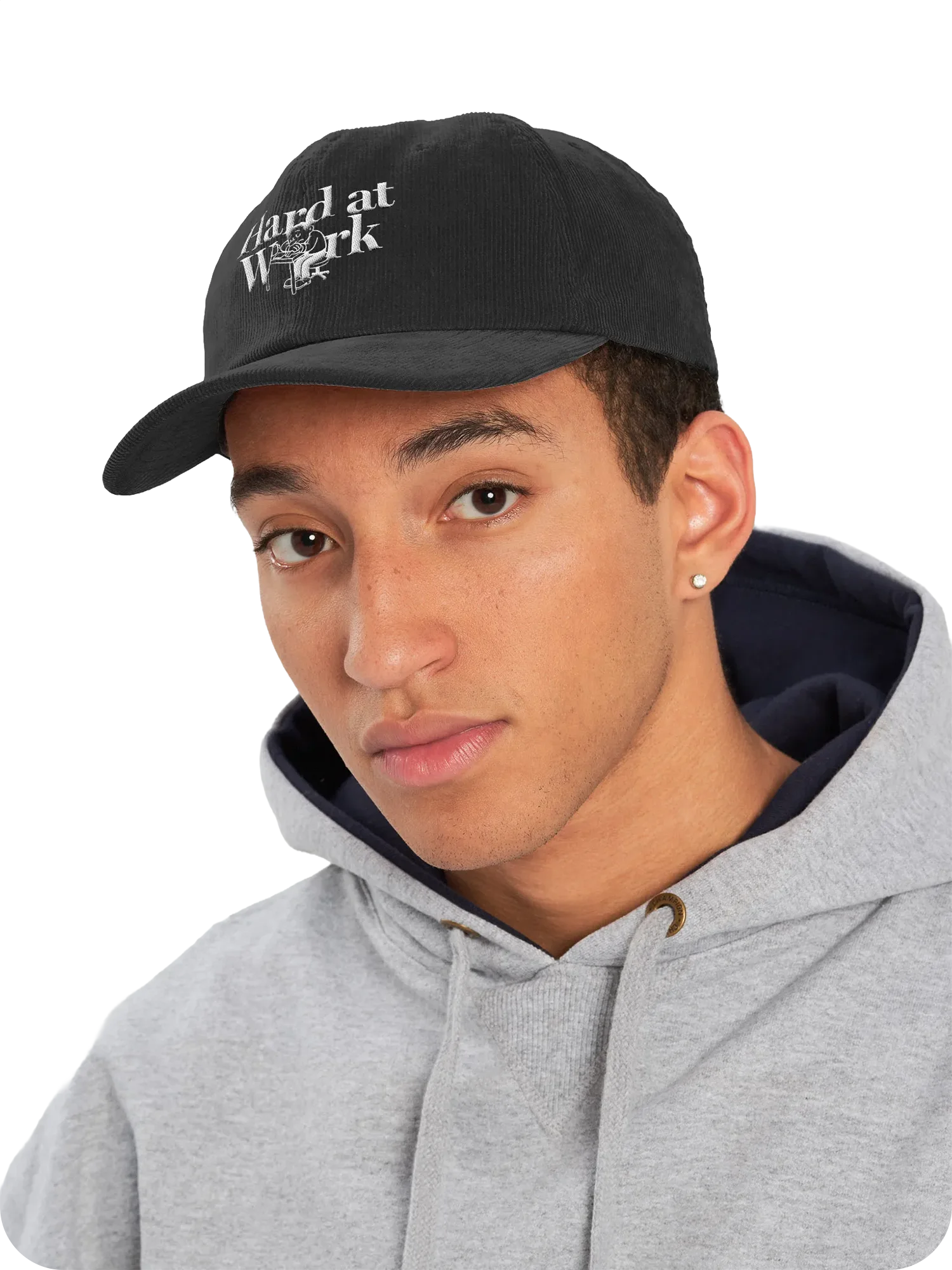 Hard At Work Corduroy Cap product image (4)