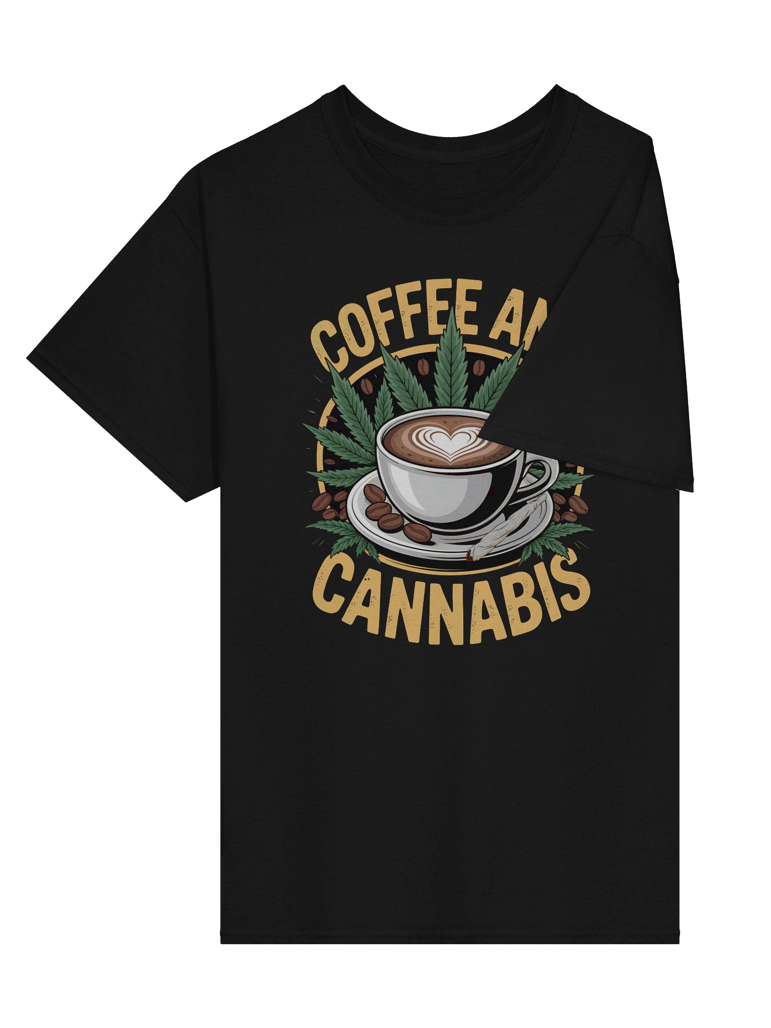 Coffee and Cannabis - Wake, Bake & Caffeinate - T-Shirt product image (8)