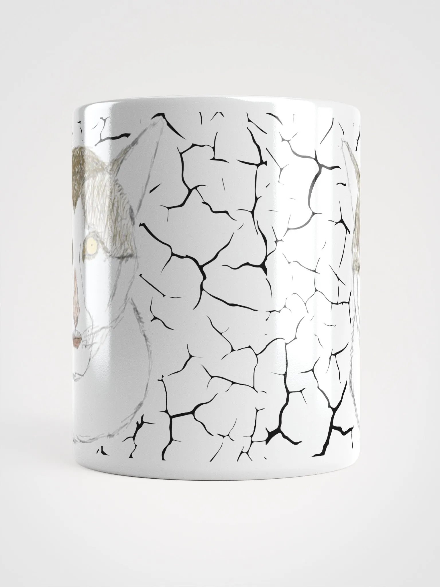 Extra Broken Cat Mug Colored product image (5)