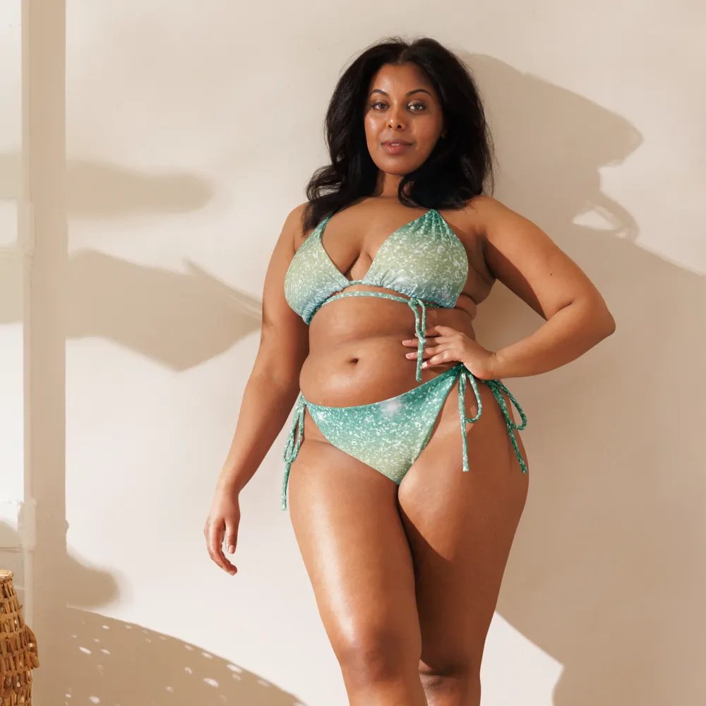 Glitter Unicorn Texture Design String Bikini (2) product image (8)