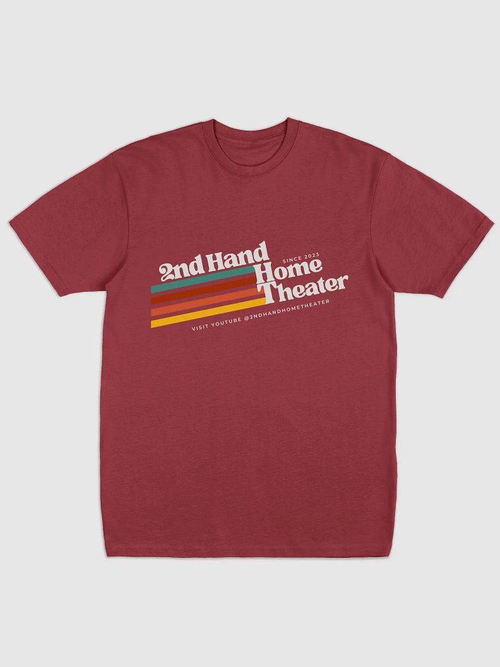 Retro Second Hand Home Theater Text T-shirt product image (1)