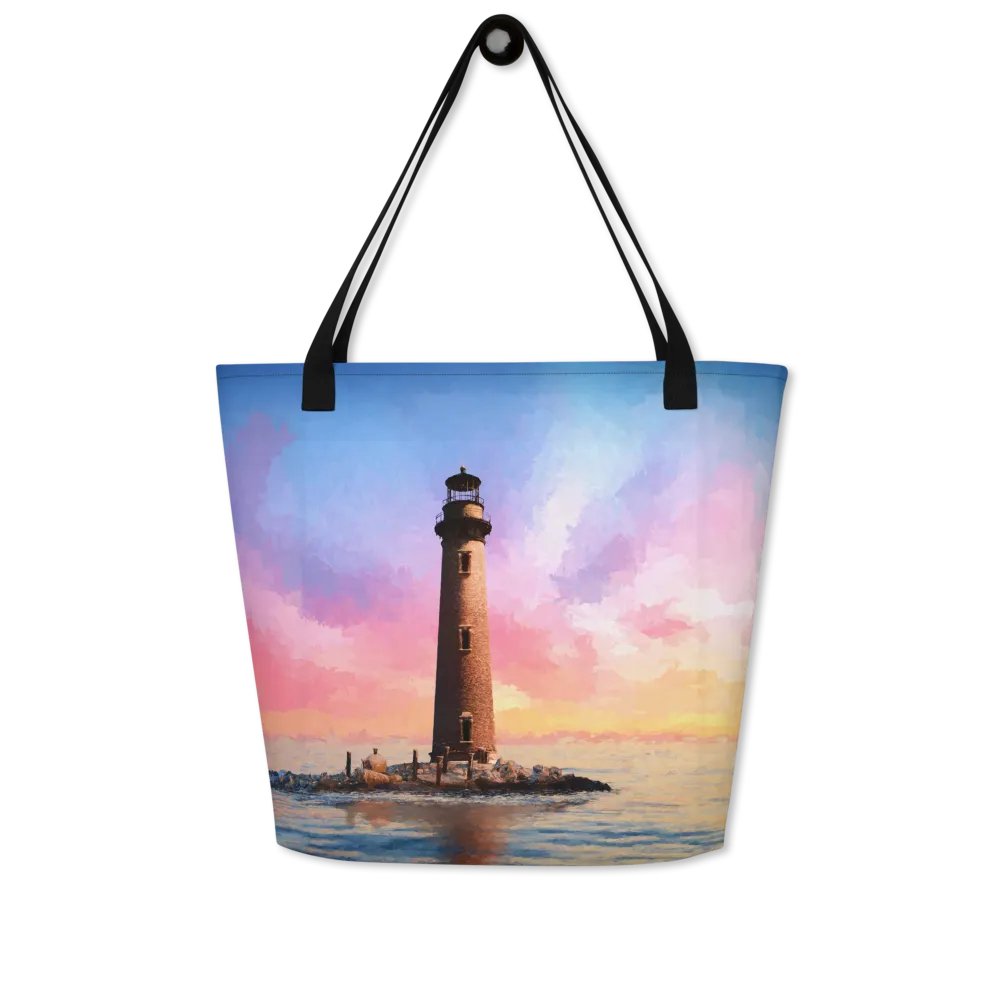 Sand Island Lighthouse – Mobile Alabama Tote Bag product image (9)