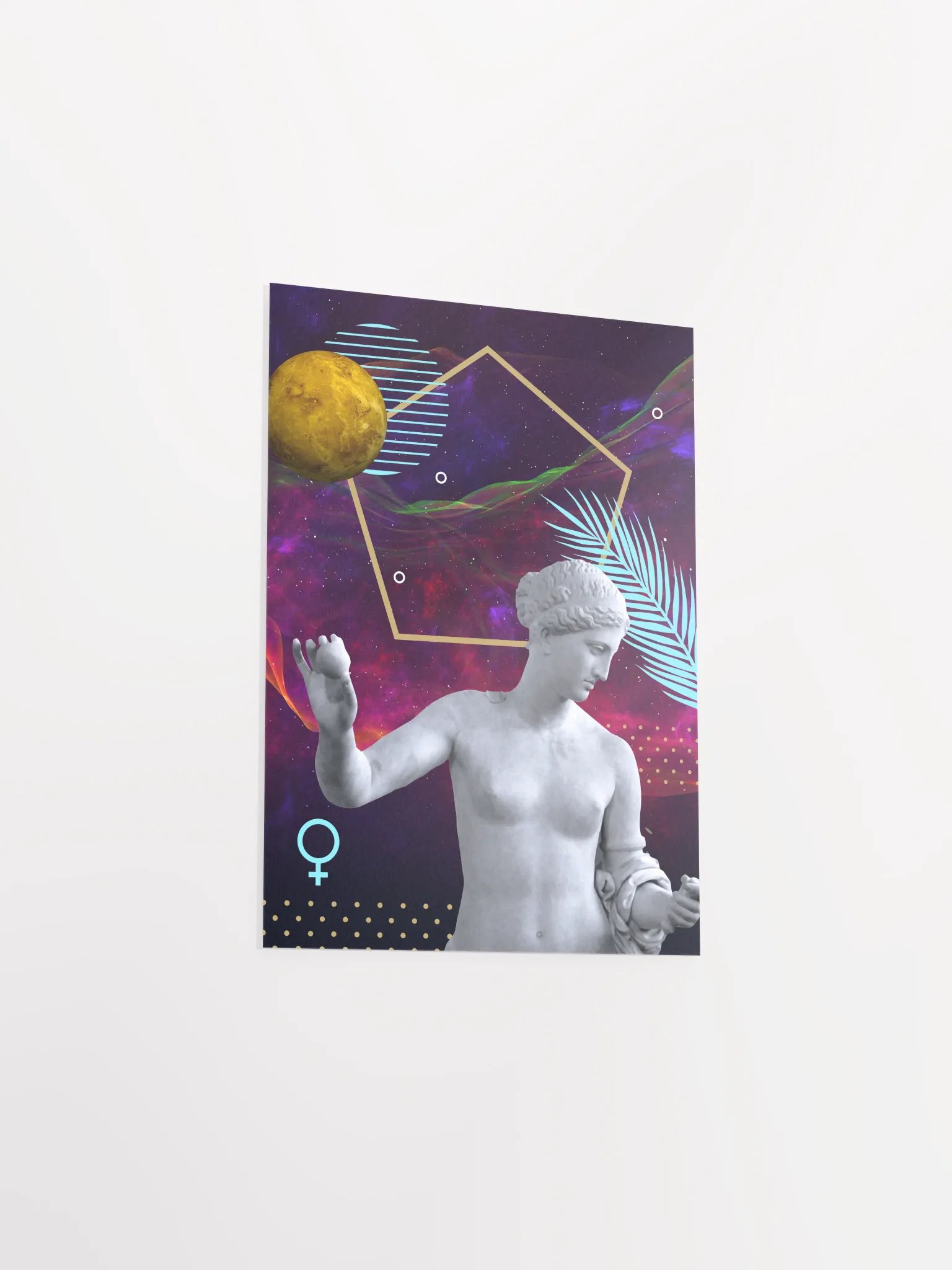 Synthwave Gods and Planets: Venus (Aphrodite) [synthwave/vaporwave/retrowave/cyberpunk] — aesthetic poster, retrowave poster, neon poster product image (9)