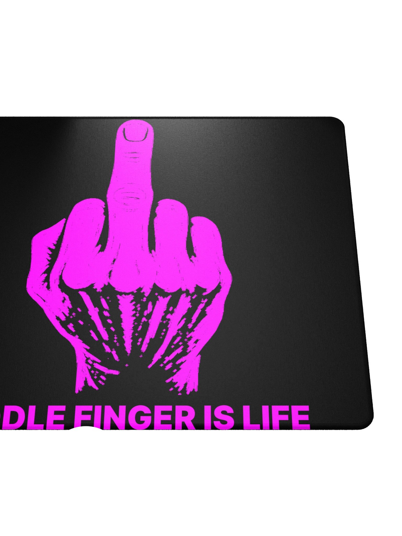 No ShopCo | Gaming Mouse Pad - Fuchsia on Black product image (5)
