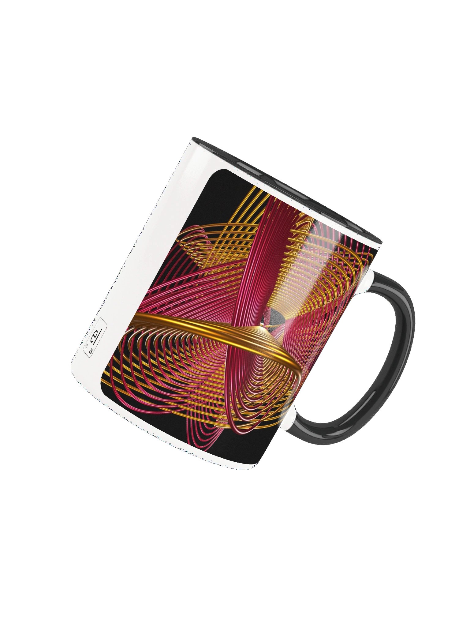 Oscilloscopic Dance 4+1 - Lissajous Figures Mathematical Art Mug product image (5)