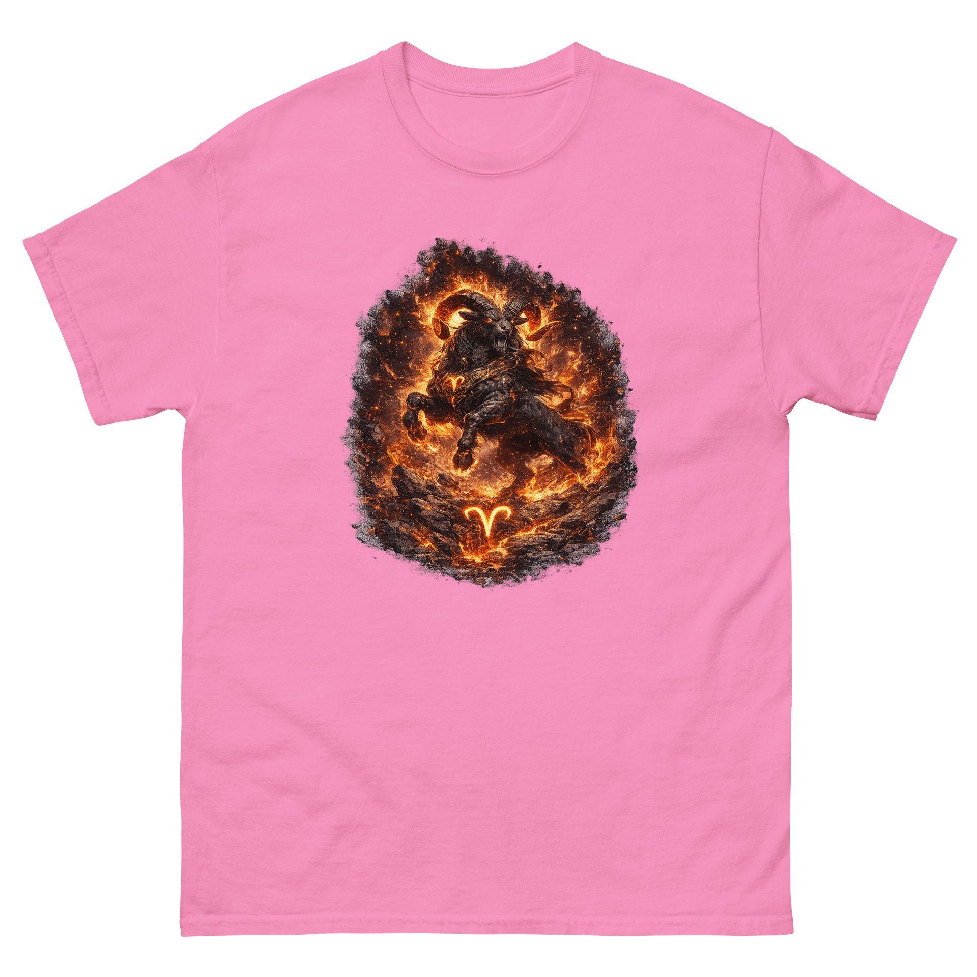 Horns of Eternal Flame — Aries Zodiac Tee product image (2)