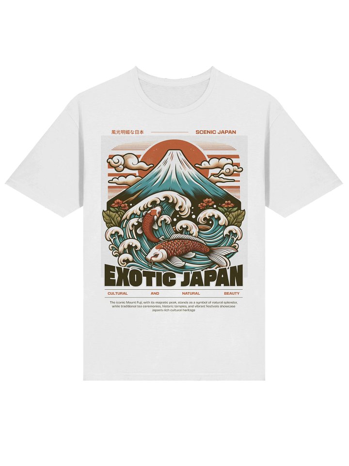 Exotic Japan Fuji Koi Scenic T-Shirt - Gildan Softstyle product image (2)