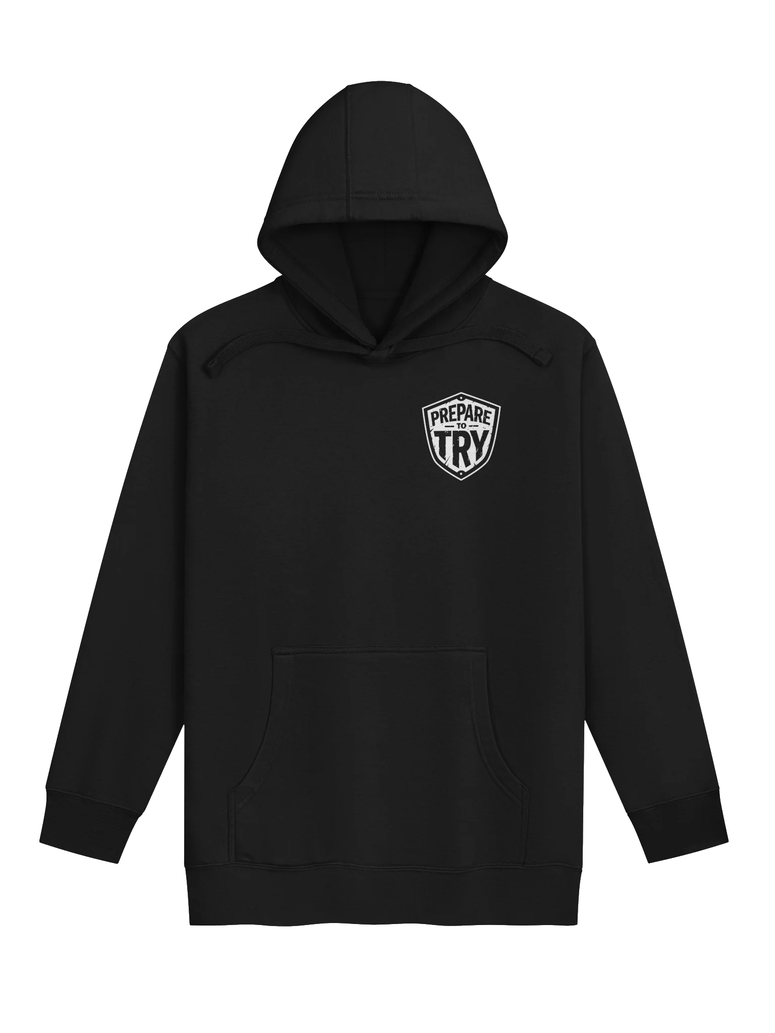 Prepare To Try Hoodie (White Shield) product image (3)