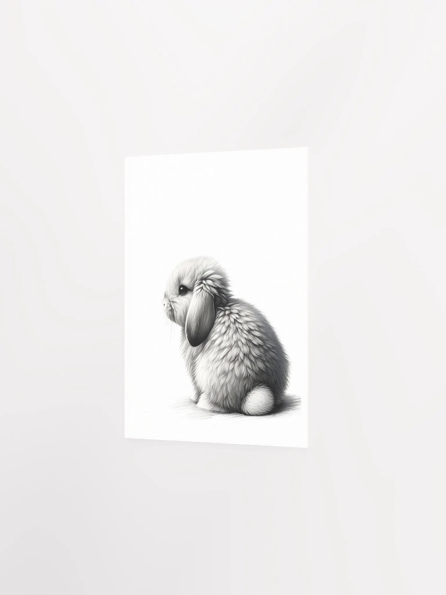 Woodland Lop Eared Bunny Print A201 product image (3)
