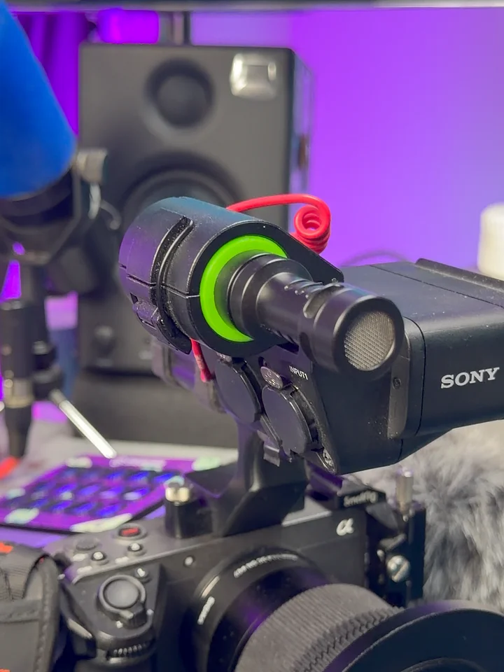 RigJunkie XLR Sleeve RÓDE Video Micro . STL File Download product image (2)