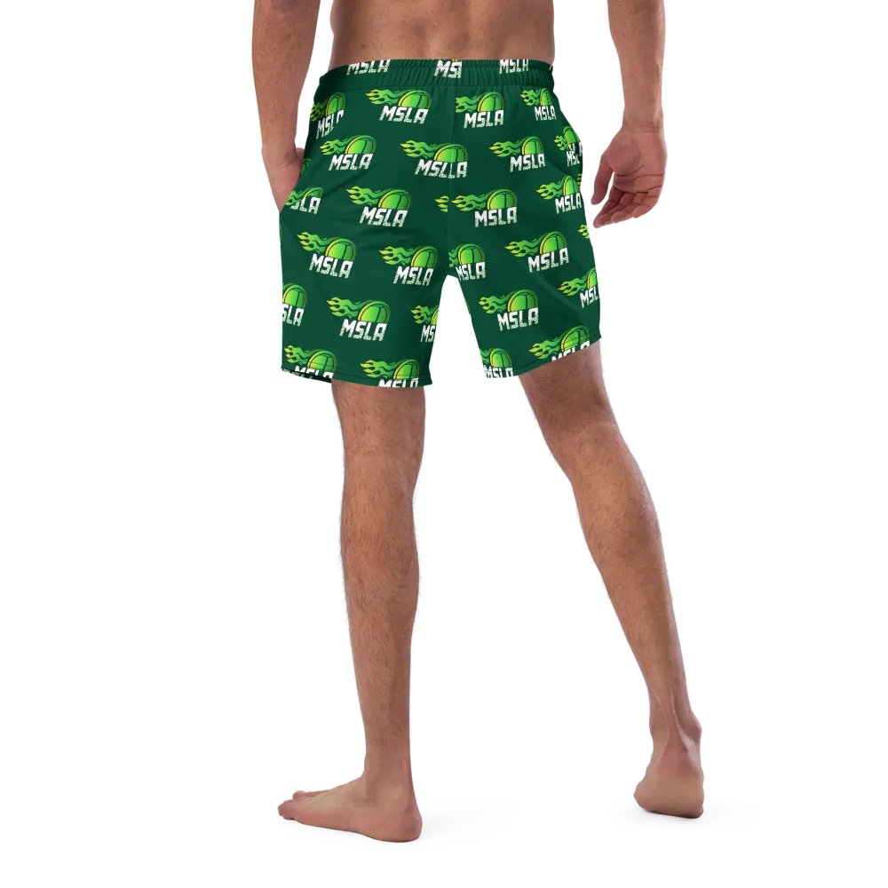MSLA Green Swim Trunks product image (2)