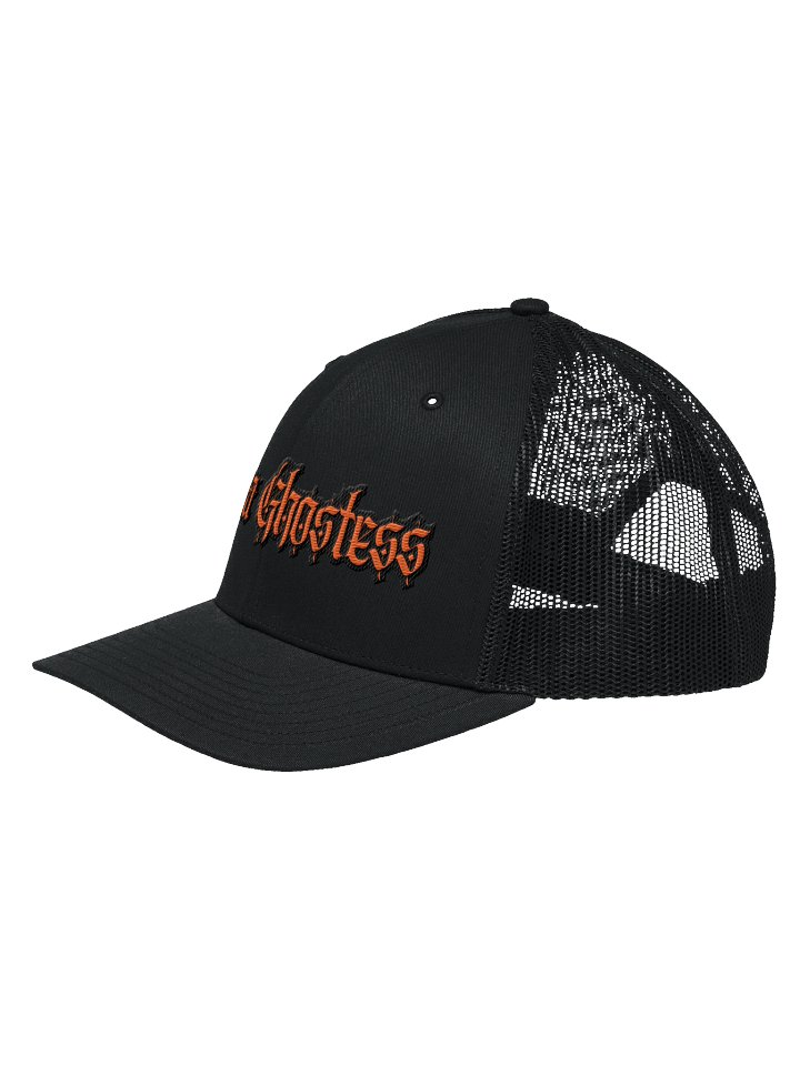 Luna Ghostess Trucker Hat (Orange) product image (2)