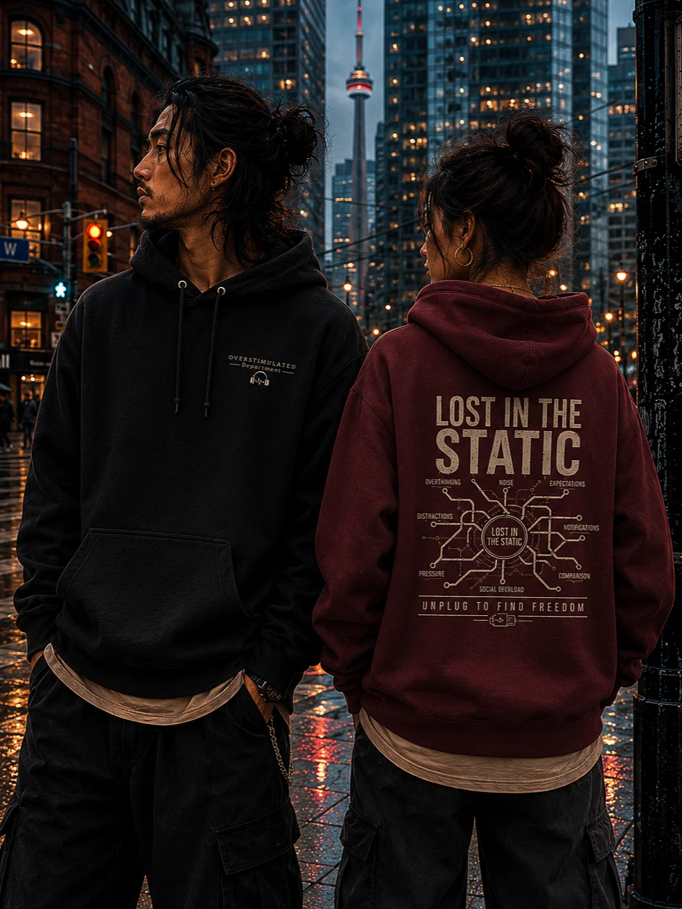 Lost In The Static | Cognitive Circuit Hoodie product image (2)