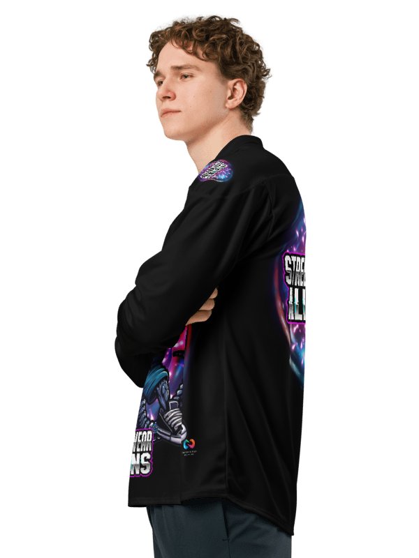 LIMITED EDITION - CNX Core All-over print Unisex Long Sleeve Tee — Streetwear Aliens 002 product image (8)