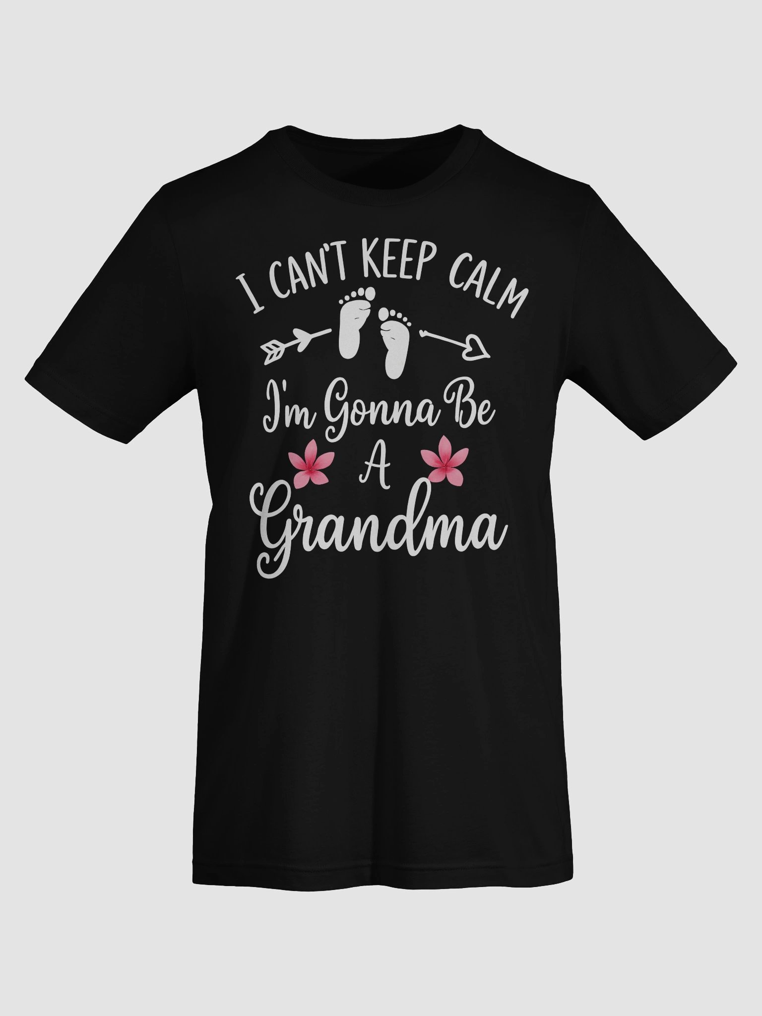 I Can’t Keep Calm I’m Gonna Be a Grandma – Cute Baby Announcement T-Shirt product image (7)