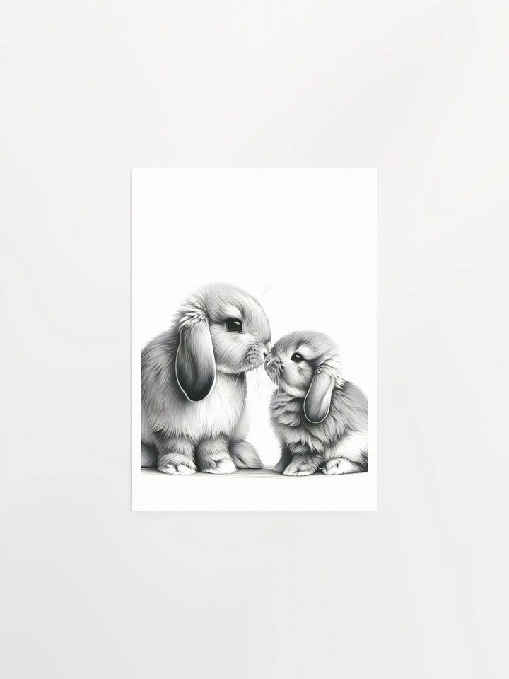 Woodland Lop Eared Bunny Print A200 product image (2)
