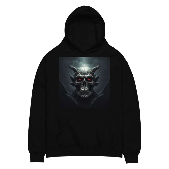 Demonic Horns Oversized Hoodie product image (2)