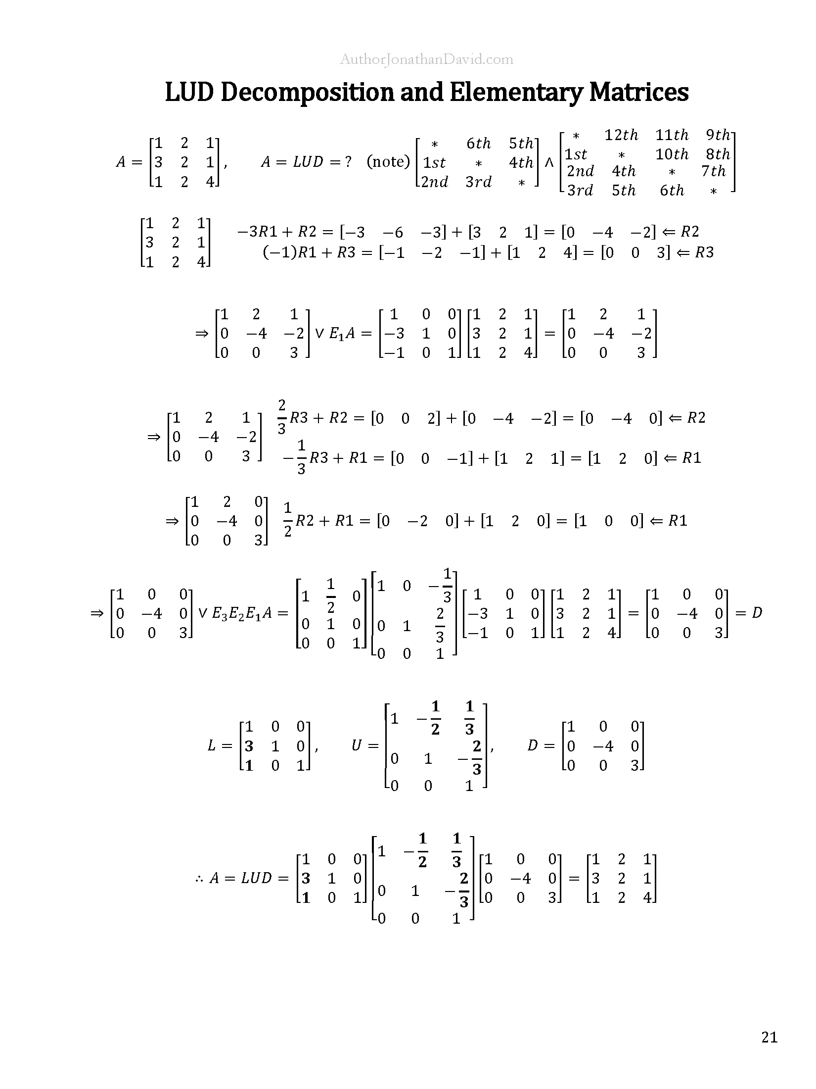 The Ultimate Cheat Sheet for STEM Majors | Linear Algebra product image (7)