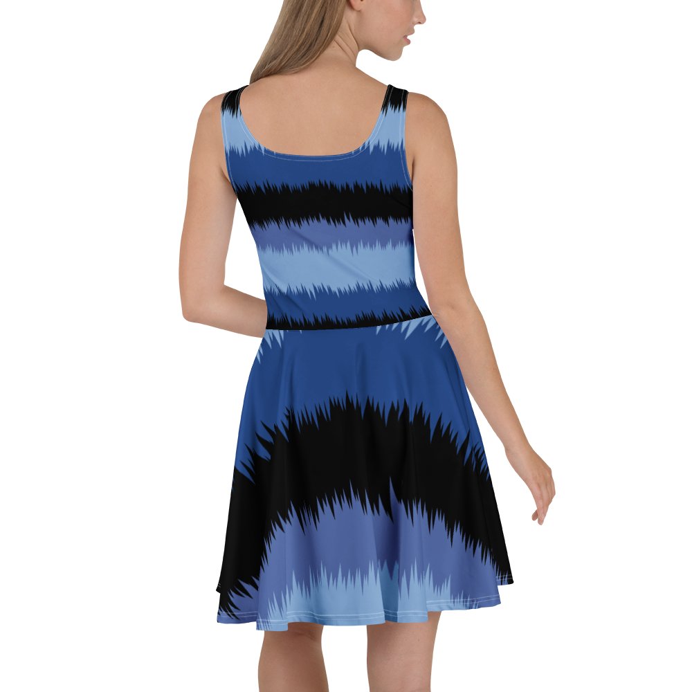 Sawtooth Blues Skater Dress product image (4)