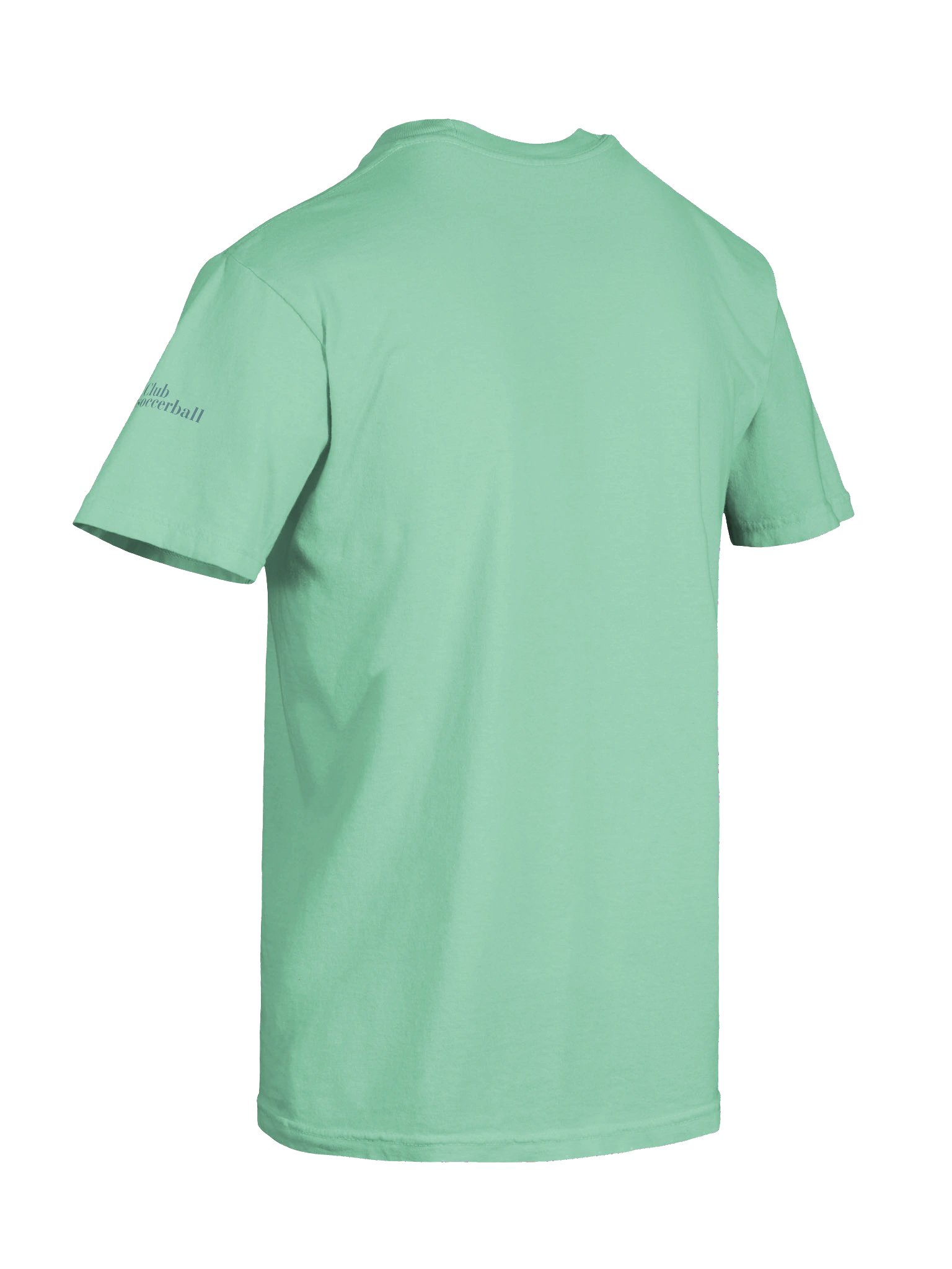 Blue Flaming Soccer Ball Comfort Tee product image (40)