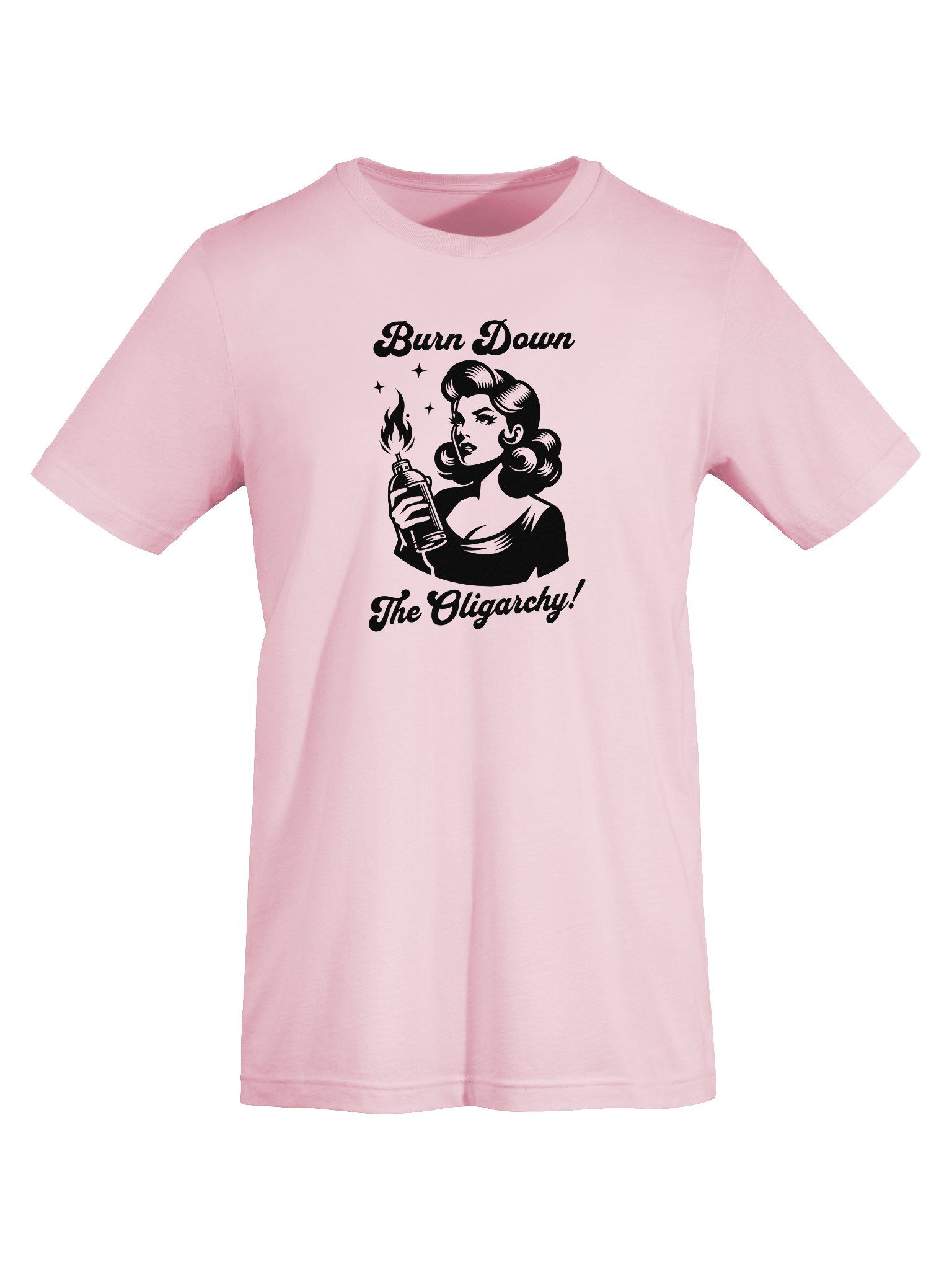 Burn Down The Oligarchy Retro Supersoft T-Shirt product image (28)