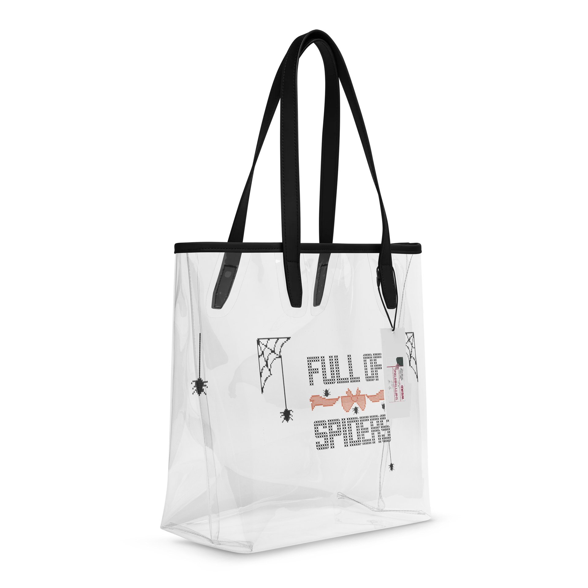 Full of Spiders clear tote product image (3)