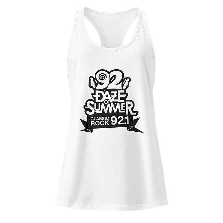 92 Daze of Summer Women's White Racerback Tank Top product image (1)