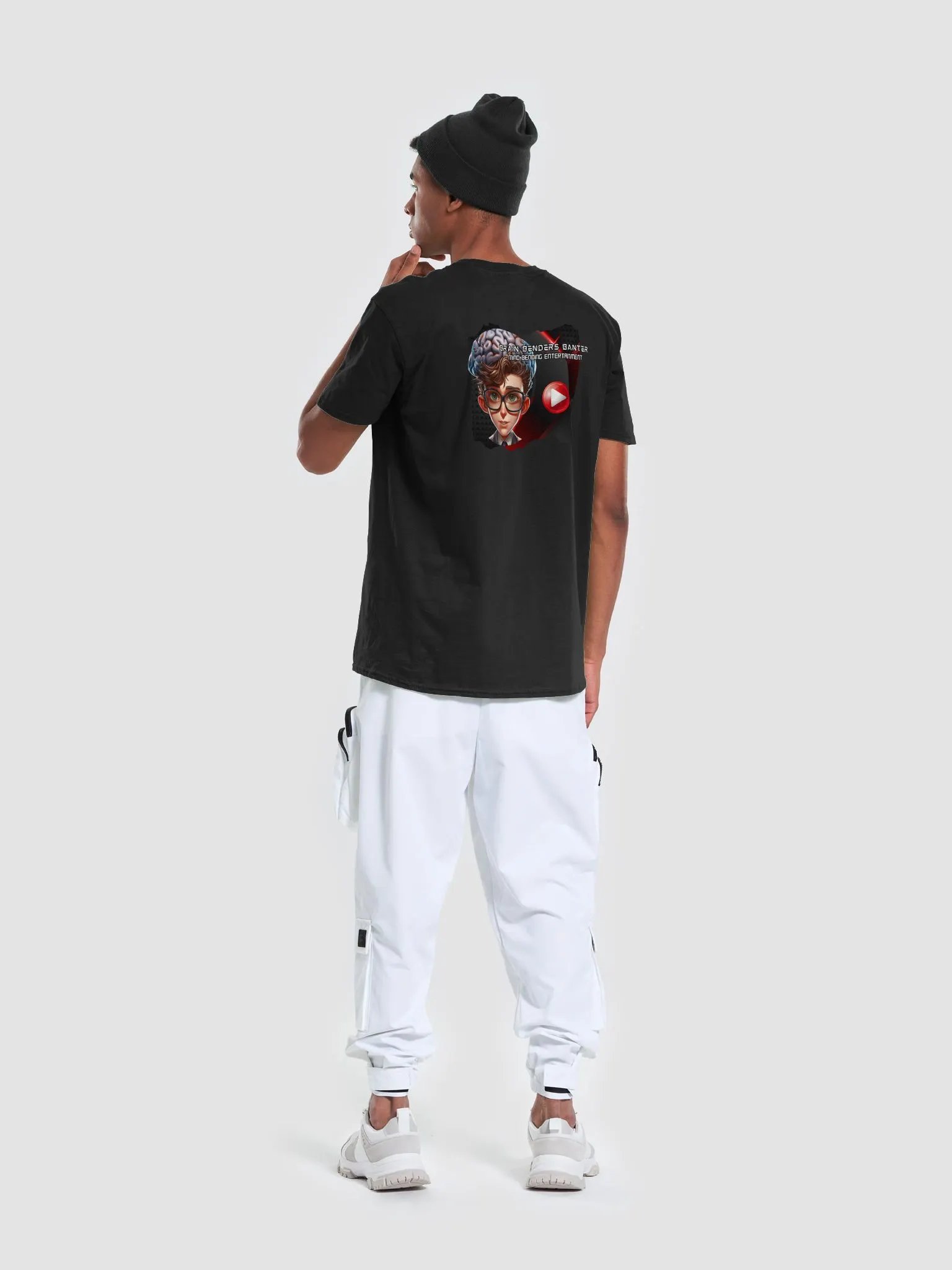 Ask My Dog Lab Brainiac Graphic Unisex Tee product image (41)