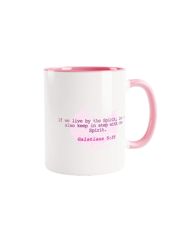 In Step – Pink/White Mug product image (2)
