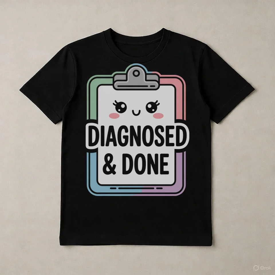 Diagnosed & Done Soft Tee product image (1)